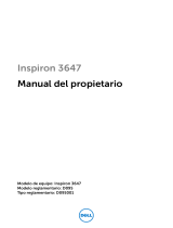 Dell Inspiron 3647 El manual del propietario