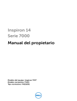 Dell Inspiron 14 7000 Serie El manual del propietario
