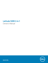 Dell Latitude 5289 2-in-1 El manual del propietario
