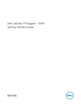 Dell Latitude 5404 Rugged Guía de inicio rápido