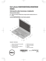 Dell Latitude E5520 Guía de inicio rápido