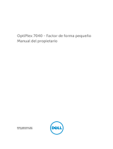 Dell OptiPlex 7040 El manual del propietario