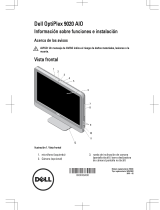 Dell OptiPlex 9020 All In One Guía de inicio rápido