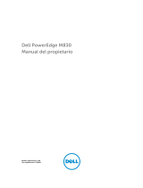 Dell PowerEdge M830 El manual del propietario
