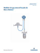 Micro Motion Medidor de gas natural licuado de Guía de instalación
