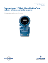 Micro Motion Transmisores 1700 con salidas intrínsecamente seguras El manual del propietario