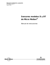 Emerson Sensores modelos D y DT Guía de instalación