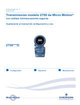 Micro Motion Transmisores modelo 2700 con salidas intrínsecamente seguras El manual del propietario