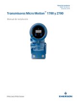 Emerson Micro Motion 1700 Guía de instalación