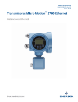 Micro Motion Transmisores 5700 Ethernet Guía de instalación