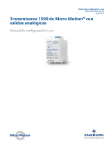 Micro Motion Transmisores 1500 de con salidas analógicas El manual del propietario