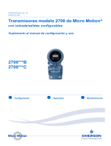 Micro Motion Transmisores modelo 2700 con entrada-salidas El manual del propietario