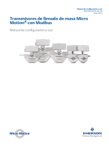 Micro Motion Transmisores de llenado de masa con Modbus El manual del propietario