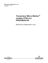 Emerson MICRO MOTION 2700 El manual del propietario