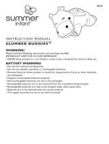 Summer Infant Slumber Buddy Hippo Manual de usuario