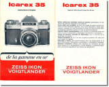 Zeiss Ikon Icarex 35 Instrucciones de operación