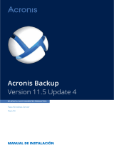 ACRONIS Backup para PC 11.5 Update 4 Manual de usuario