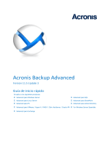 ACRONIS Backup Advanced 11.5 Guía de inicio rápido
