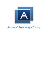 ACRONIS True Image 2015 Instrucciones de operación
