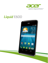 Acer Liquid E600 Instrucciones de operación