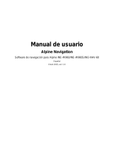 Alpine Serie INE-NAV60 Manual de usuario