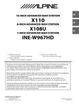 Alpine Serie X108U Instrucciones de operación