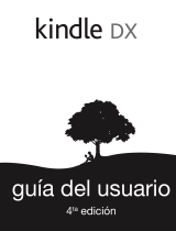 Amazon Kindle DX 4a Edición Guía del usuario