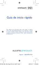 Alcatel 991 Guía de inicio rápido