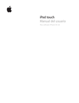 Apple iPod Touch Para el software iOS 3.0 Manual de usuario