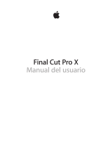 Apple Final Cut Pro X 10.1.2 El manual del propietario