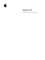 Apple Keynote 09 Manual de usuario