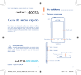 Alcatel 4007A Guía de inicio rápido