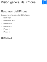 Apple iPhone Para el software iOS 8.1 Manual de usuario