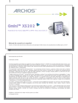 Archos Gmini XS202S Manual de usuario