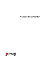 Avid Pinnacle ShowCenter Instrucciones de operación