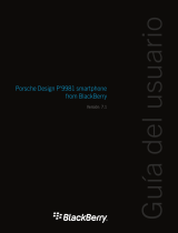 Blackberry Porsche Design P'9981 v7.1 Instrucciones de operación