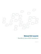 Blackberry Storm 9530 v4.7 Manual de usuario