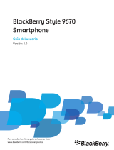 Blackberry Style 9670 v6.0 Guía del usuario