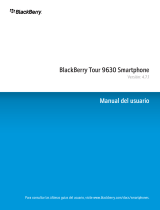 Blackberry Tour 9630 v4.7.1 Manual de usuario
