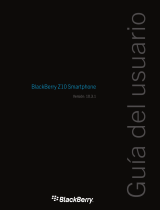 Blackberry Z10 v10.3.1 Instrucciones de operación