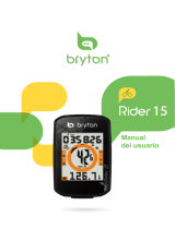 Bryton Rider 15 Manual de usuario