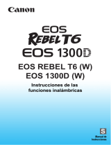 Canon EOS Rebel T6 Instrucciones de operación