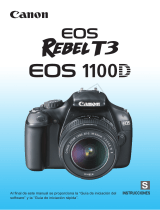 Canon EOS Rebel T3 Instrucciones de operación