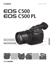 Canon EOS C500 PL Guía del usuario