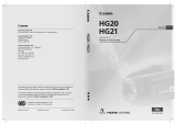 Canon HG20 Silver El manual del propietario