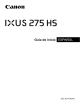 Canon IXUS 275 HS Guía de inicio rápido