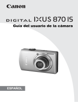Canon Digital IXUS 870 IS El manual del propietario
