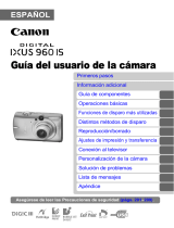 Canon IXUS 960 IS Instrucciones de operación