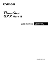 Canon PowerShot G7 X Mark III Guía de inicio rápido
