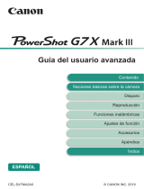 Canon PowerShot G7 X Mark III Guía del usuario